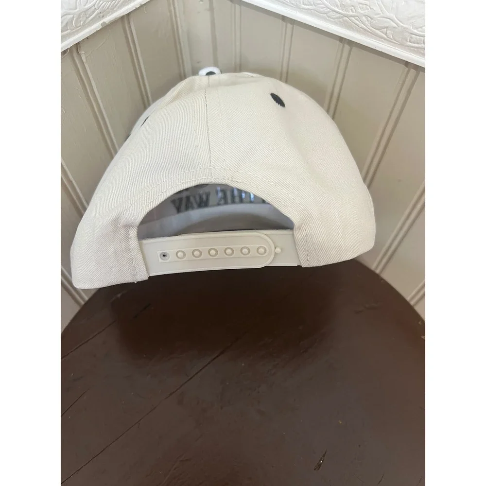 Jesus Is The Way Snapback Hat Zebra Print Brim Cream Christian Trucker Cap NEW